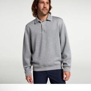 NWT VRST Classic Gray Men's Rugby Sweatshirt Sz XL $88